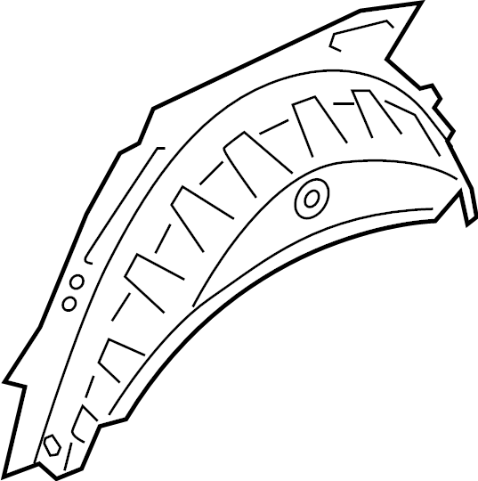 View 8W6809410A Wheel Housing Side Panel Full-Sized Product Image
