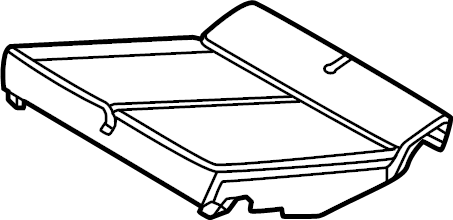 View V04017001BC REP. SET. Seat Cushion Foam. Seat Cushion Pad.  Full-Sized Product Image