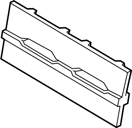 View 8W6807287BRN4 License Plate Bracket Full-Sized Product Image