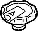 View 4M0121321Q Engine Coolant Reservoir Cap. RADIATOR CAP.  Full-Sized Product Image