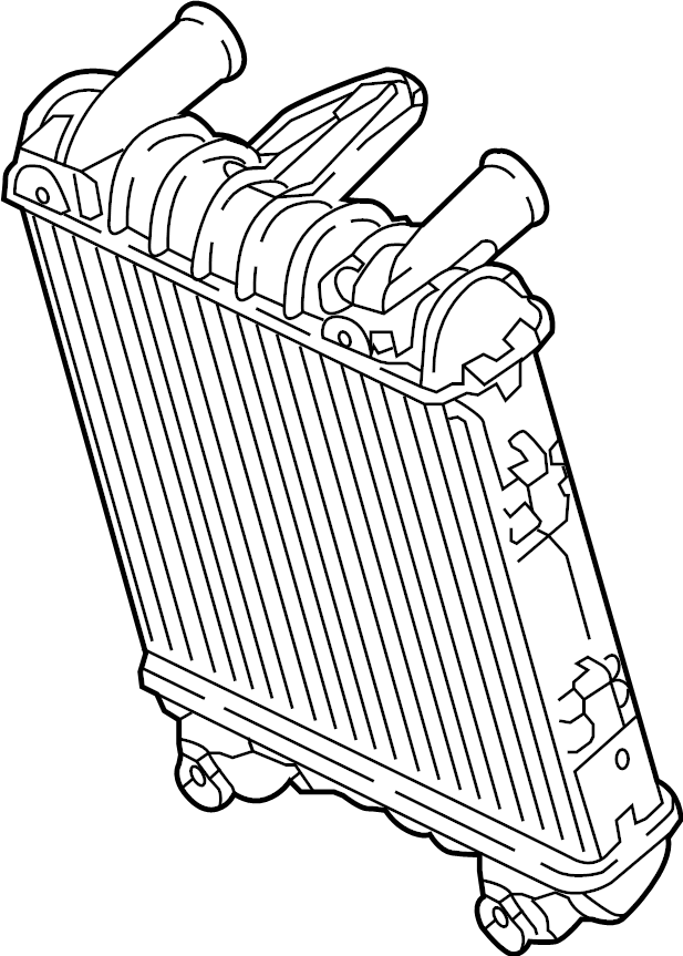 View 8W0121218 AUXILIARY radiator.  Full-Sized Product Image