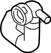 View 8W0122101BE Hose. (Upper) Full-Sized Product Image