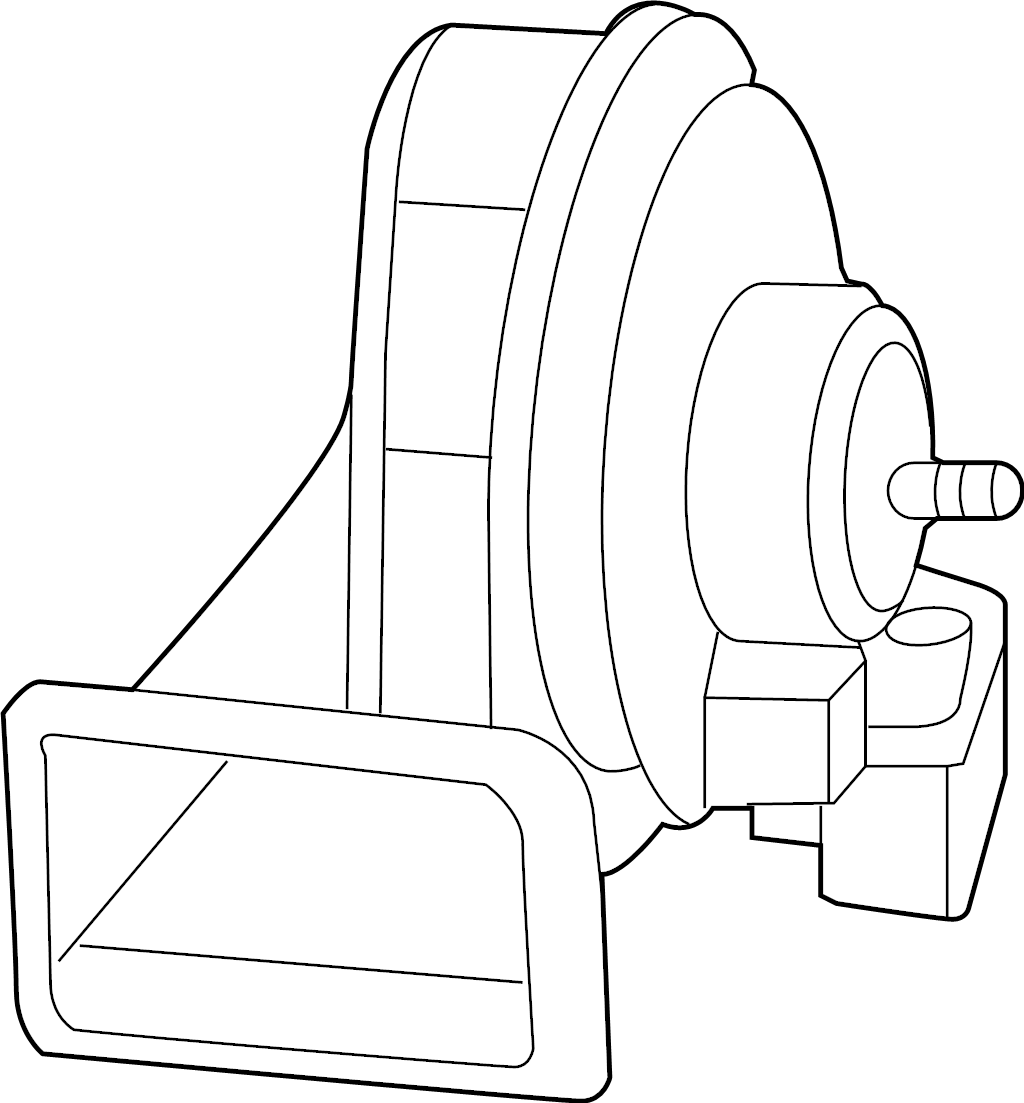 View 4G0951221 LOWER note horn.  Full-Sized Product Image