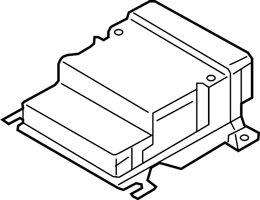View 8W0959655AA Air Bag Control Module Full-Sized Product Image