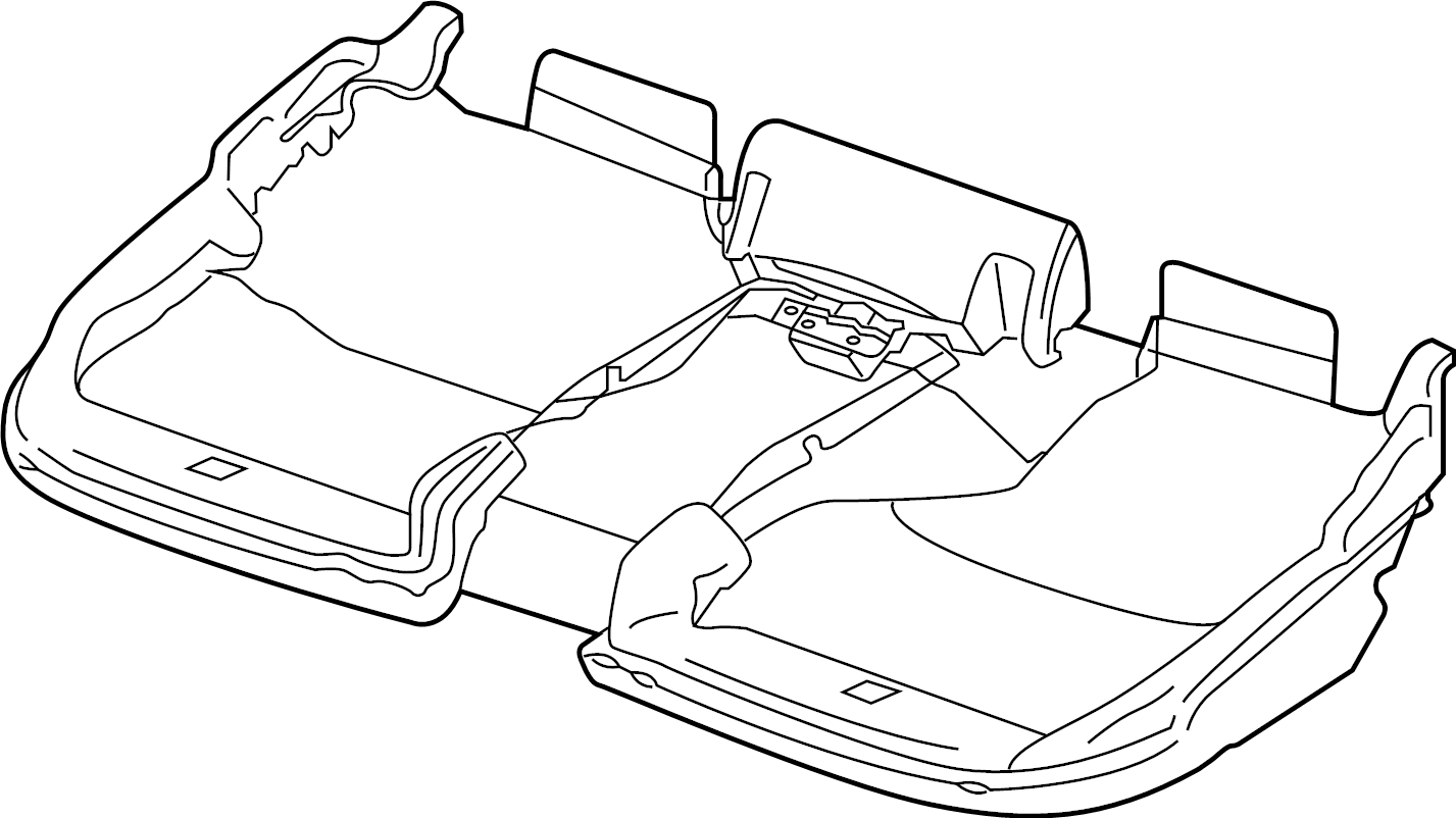 View 8W8885283A Seat Frame (Lower) Full-Sized Product Image
