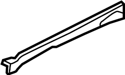 View 8W6898738 Sunroof Guide Rail Full-Sized Product Image