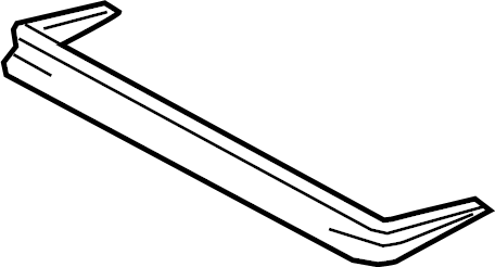 View 8W6877651 Sunroof Deflector Full-Sized Product Image