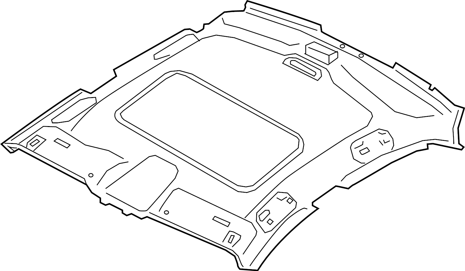 View 8W8867505P1RO Headliner Full-Sized Product Image