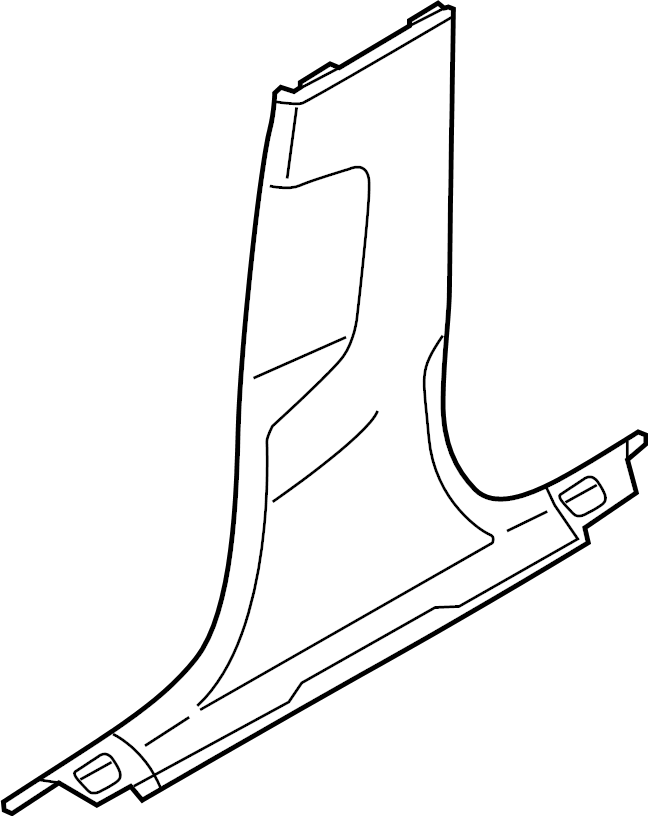 View 8W8867239ADS2 Door Pillar Post Trim Set (Lower) Full-Sized Product Image