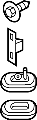 View 8W0898013 Door Mirror Hardware Kit Full-Sized Product Image