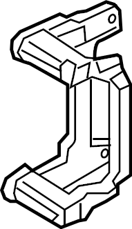 View 8W0615425GSL7 Disc Brake Caliper Bracket Full-Sized Product Image