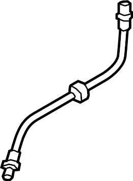 View 8W0611775C Brake Hydraulic Hose Full-Sized Product Image