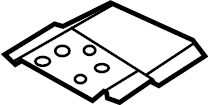 View 8W0863253 Cargo Net Bracket Full-Sized Product Image