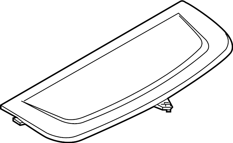 View 8W88677717U3 CARGO COVER. Rear cover.  Full-Sized Product Image