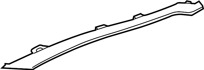 View 8W6853555T94 Bumper Trim (Rear, Lower) Full-Sized Product Image
