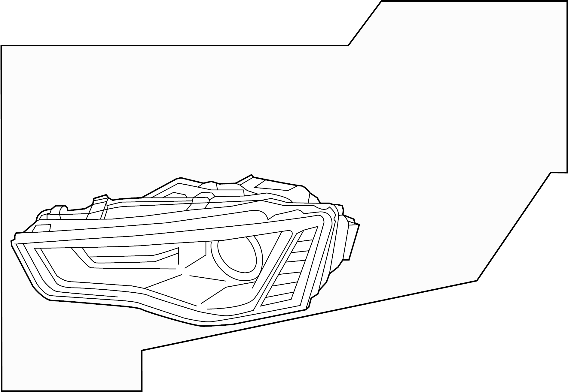 View 8T0941003BC Headlight Assembly Full-Sized Product Image