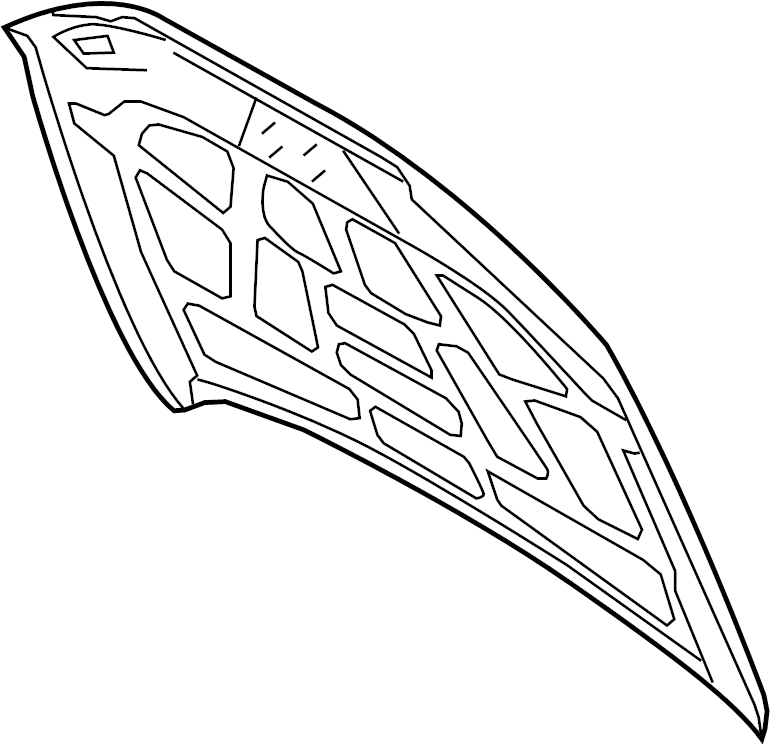 View 8T0823029D Hood Panel Full-Sized Product Image