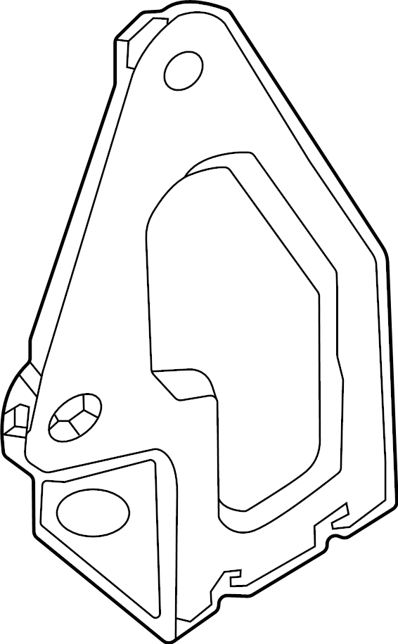 View 8W0121305AS Engine Water Pump Bracket Full-Sized Product Image
