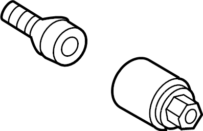 View 4F0698139B801 Wheel Lug Bolt Full-Sized Product Image