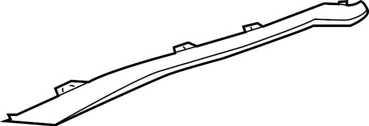 View 8W68535553Q7 Bumper Trim (Rear, Lower) Full-Sized Product Image