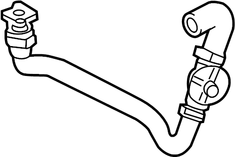 View 8T0133750A PCV Valve Hose Full-Sized Product Image