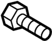 View N01029317 Disc Brake Caliper Anchor Plate Bolt Full-Sized Product Image