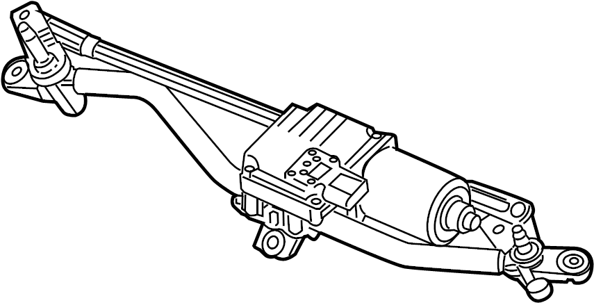 View 8T1955023E Windshield Wiper Motor Full-Sized Product Image