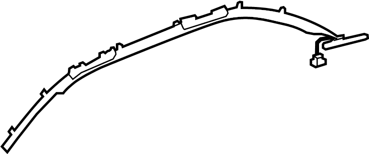 View 8T0880742C Curtain Air Bag Full-Sized Product Image