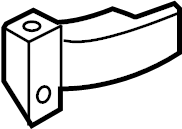 View 8F0825241B Convertible Top Retainer Full-Sized Product Image