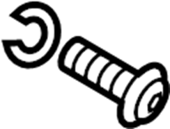 View 8F0898160 Mount ASSEMBLY hardware kit. PARTS KIT.  Full-Sized Product Image