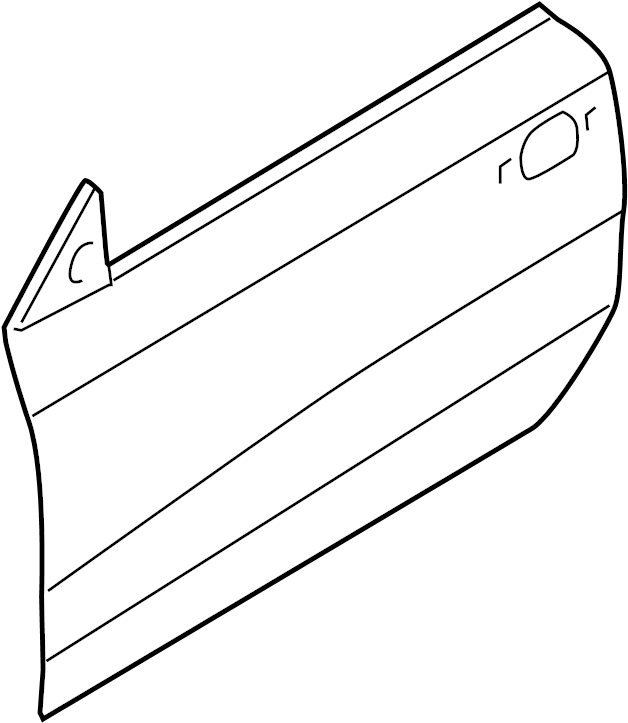 View 8F0831051A Door Shell Full-Sized Product Image