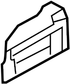 View 8T08671174PK Door Trim Molding (Front) Full-Sized Product Image