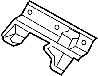 View 8F0802299 Floor Pan Crossmember (Front, Rear) Full-Sized Product Image