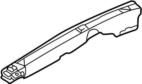 View 4B3805204A Fender Rail (Front, Upper) Full-Sized Product Image