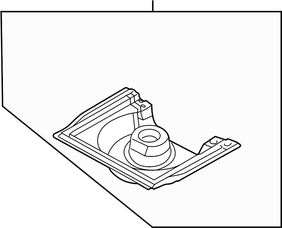 View 4B0802088H Spare Tire Compartment (Rear, Lower) Full-Sized Product Image