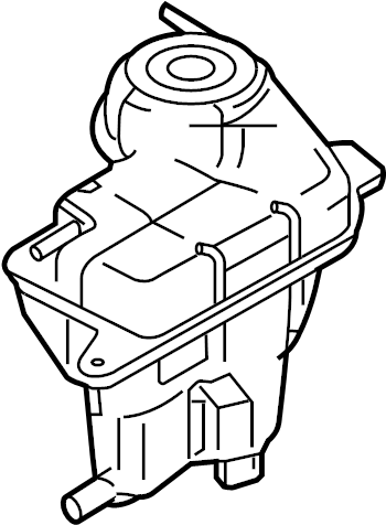 View 4F0121403AA Engine Coolant Reservoir Full-Sized Product Image