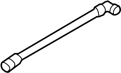 View 4F0129902 PCV Valve Hose Full-Sized Product Image