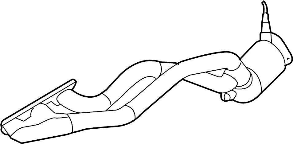 View 07L253019LX Catalytic Converter with Integrated Exhaust Manifold.  Full-Sized Product Image