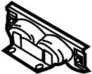View 4F0253099D Exhaust Bracket (Front) Full-Sized Product Image