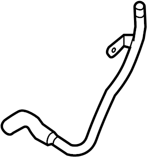 View 4F0422887AJ Power Steering Reservoir Hose Full-Sized Product Image