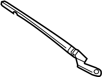 View 4F1955407B Windshield Wiper Arm (Front) Full-Sized Product Image