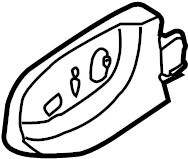 View 4F0881318E59 Seat Track Cover Full-Sized Product Image