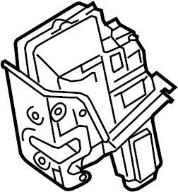 View 4F1837015H Lock. Latch. Door.  Full-Sized Product Image