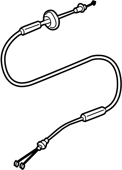 View 4F0839085B Door Latch Cable Full-Sized Product Image