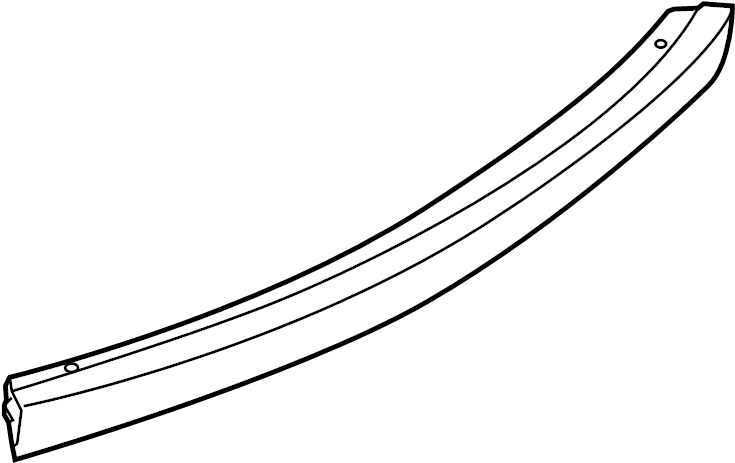 View 4F0807313E Bumper Impact Bar Full-Sized Product Image
