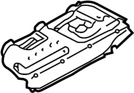 View 4F0804869D Battery Tray Full-Sized Product Image