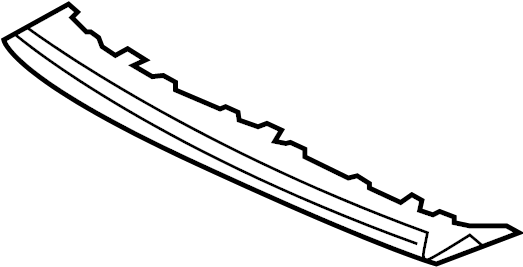 View 4G0807717BGRU Bumper Trim (Lower) Full-Sized Product Image