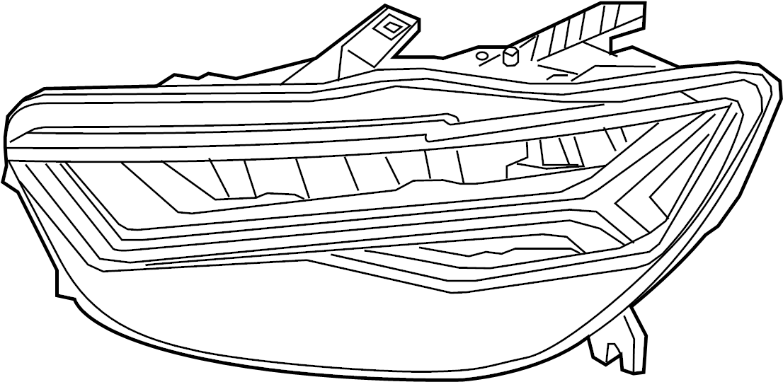 View 4G0941773K Headlight Assembly Full-Sized Product Image