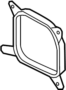 View 4G0941158C Fender Liner Access Cover (Rear, Upper) Full-Sized Product Image