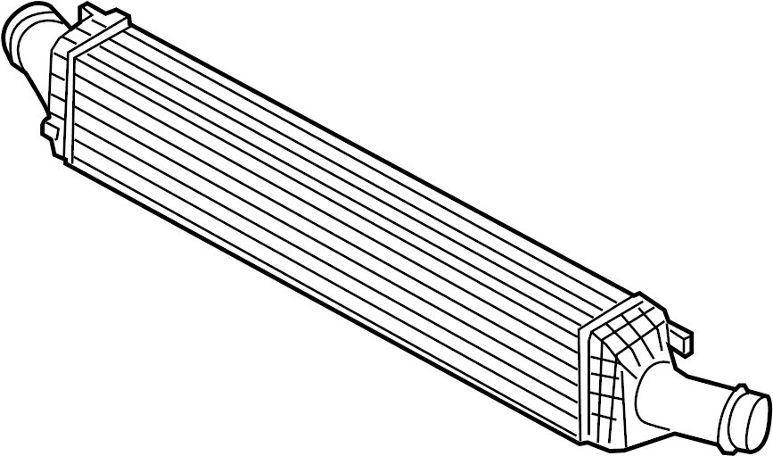 View 8K0145805R Intercooler Full-Sized Product Image